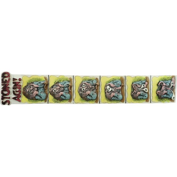 Stoned Agin - R. Crumb Flat Tray Style Incense Burner - Picture 1 of 3